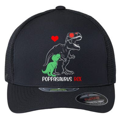 Poppasaurus Daddy Rex Autism Awareness Proud Dad Gift Flexfit Unipanel Trucker Cap