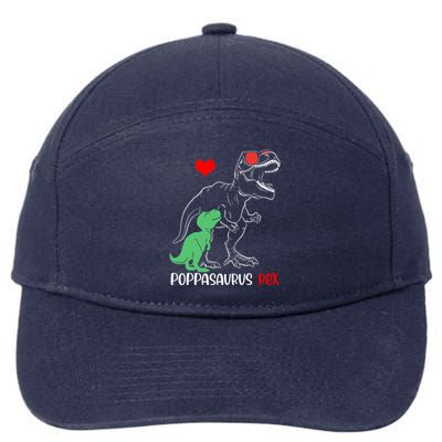 Poppasaurus Daddy Rex Autism Awareness Proud Dad Gift 7-Panel Snapback Hat