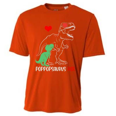 Poppopsaurus Daddy Rex Autism Awareness Proud Dad Funny Gift Cooling Performance Crew T-Shirt