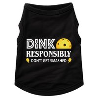 Pickleball Drink Responsibly Doggie Tank