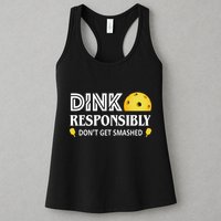 Pickleball Drink Responsibly Womens Tank Top