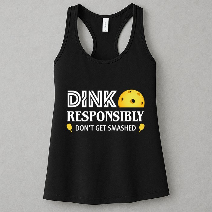 Pickleball Drink Responsibly Womens Tank Top