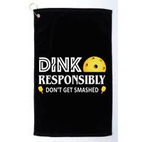 Pickleball Drink Responsibly Golf Towel
