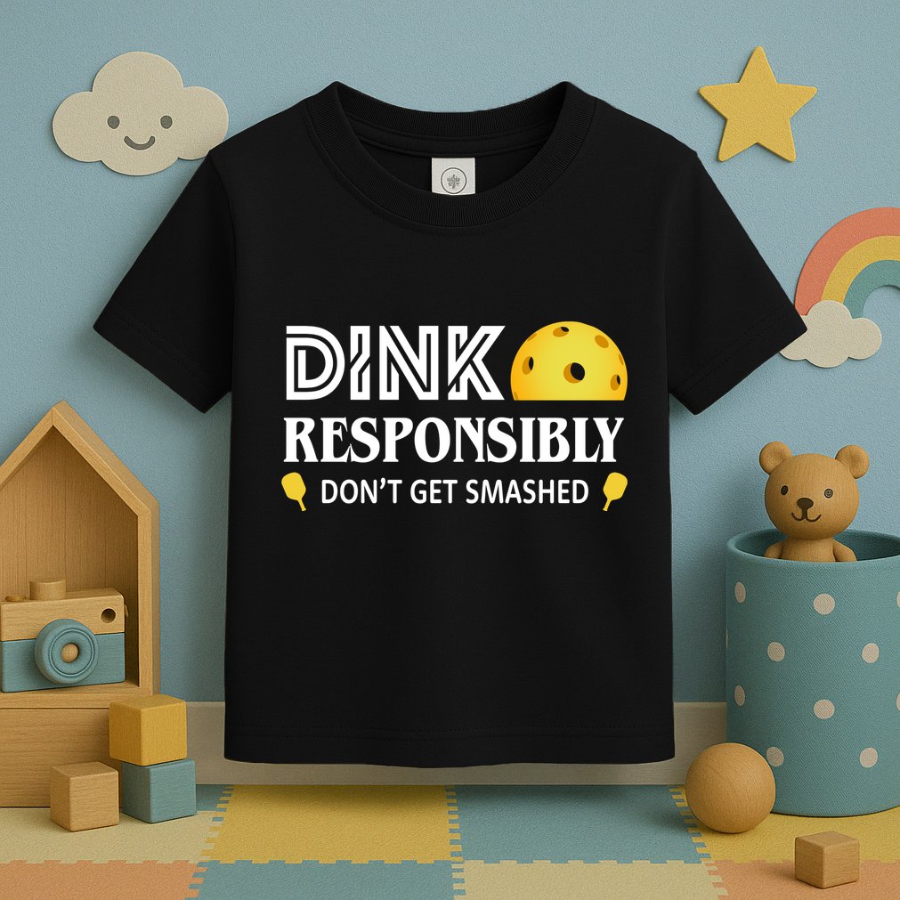 Pickleball Drink Responsibly Toddler T-Shirt