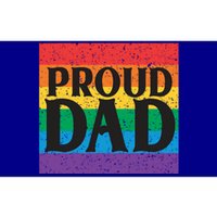 Proud Dad Rainbow Equality Lgbt Pride Month Gift Bumper Sticker