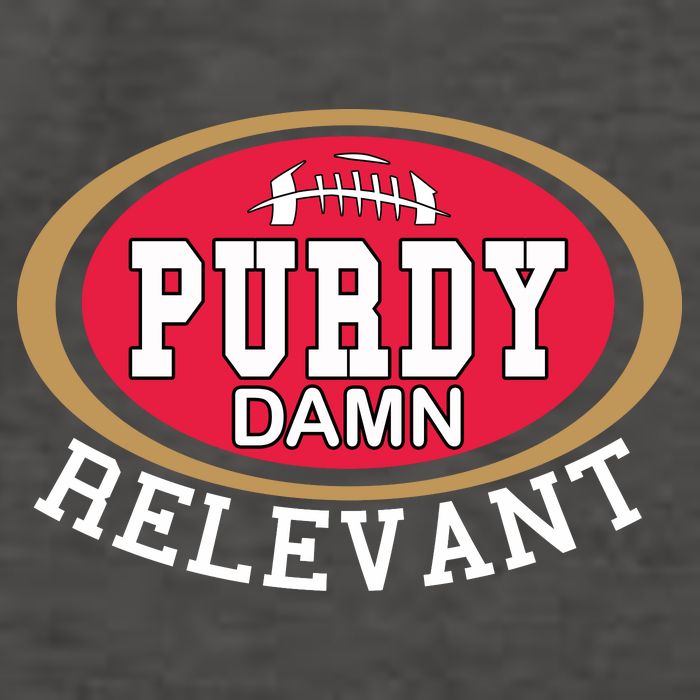 Purdy Damn Relevant San Francisco Football Vector Backpack
