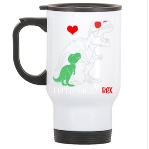 Poppopsaurus Daddy Rex Autism Awareness Proud Dad Gift Stainless Steel Travel Mug