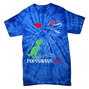 Popssaurus Daddy Rex Autism Awareness Proud Dad Gift Tie-Dye T-Shirt