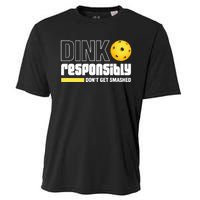 Pickleball Dink Responsibly Dont Get Smashed Cooling Performance Crew T-Shirt