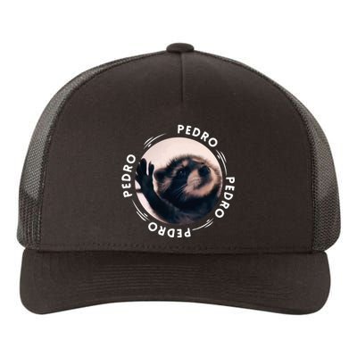 Pedro Dancing Raccoon Pedro Pedro Dancing Raccoon Meme Yupoong Adult 5-Panel Trucker Hat