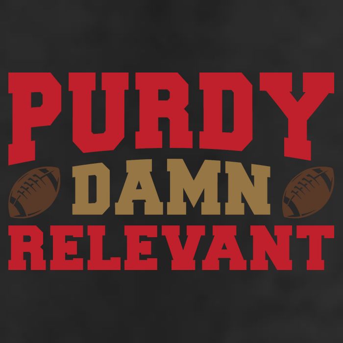 Purdy Damn Relevant San Francisco Football 7 Panel Mesh Trucker Snapback Hat