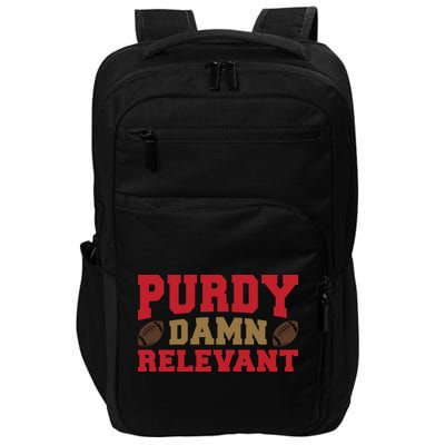 Purdy Damn Relevant San Francisco Football Impact Tech Backpack