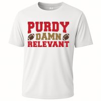Purdy Damn Relevant San Francisco Football Cooling Performance Crew T-Shirt
