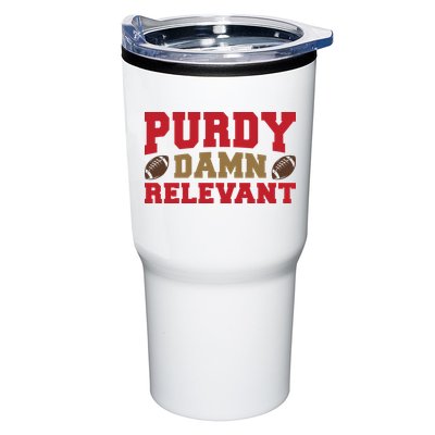 Purdy Damn Relevant San Francisco Football Tumbler