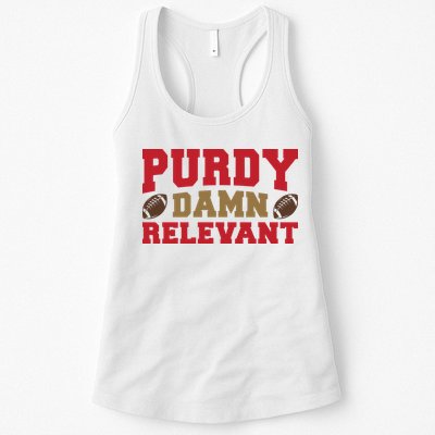 Purdy Damn Relevant San Francisco Football Womens Tank Top