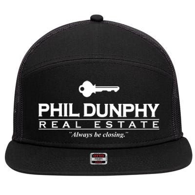 Phil Dunphy Real Estate 7 Panel Mesh Trucker Snapback Hat