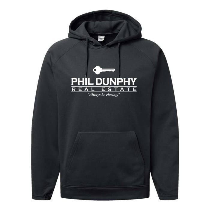 Phil Dunphy Real Estate Performance Fleece Hoodie