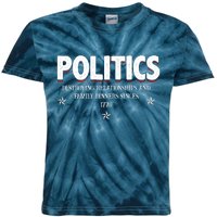 Politics Destroying Relationships And Family Dinners Since 1776 Kids Tie-Dye T-Shirt