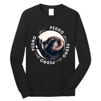 Pedro Dancing Raccoon Pedro Pedro Dancing Raccoon Meme Long Sleeve Shirt