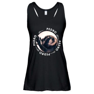 Pedro Dancing Raccoon Pedro Pedro Dancing Raccoon Meme Ladies Essential Flowy Tank