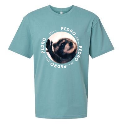 Pedro Dancing Raccoon Pedro Pedro Dancing Raccoon Meme Sueded Cloud Jersey T-Shirt