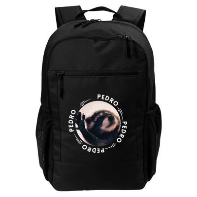 Pedro Dancing Raccoon Pedro Pedro Dancing Raccoon Meme Funny Backpack
