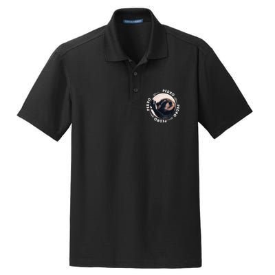 Pedro Dancing Raccoon Pedro Pedro Dancing Raccoon Meme Funny Dry Zone Grid Polo
