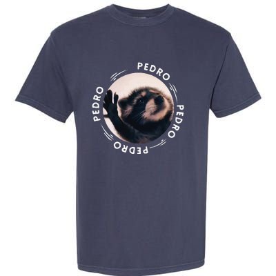 Pedro Dancing Raccoon Pedro Pedro Dancing Raccoon Meme Funny Garment-Dyed Heavyweight T-Shirt