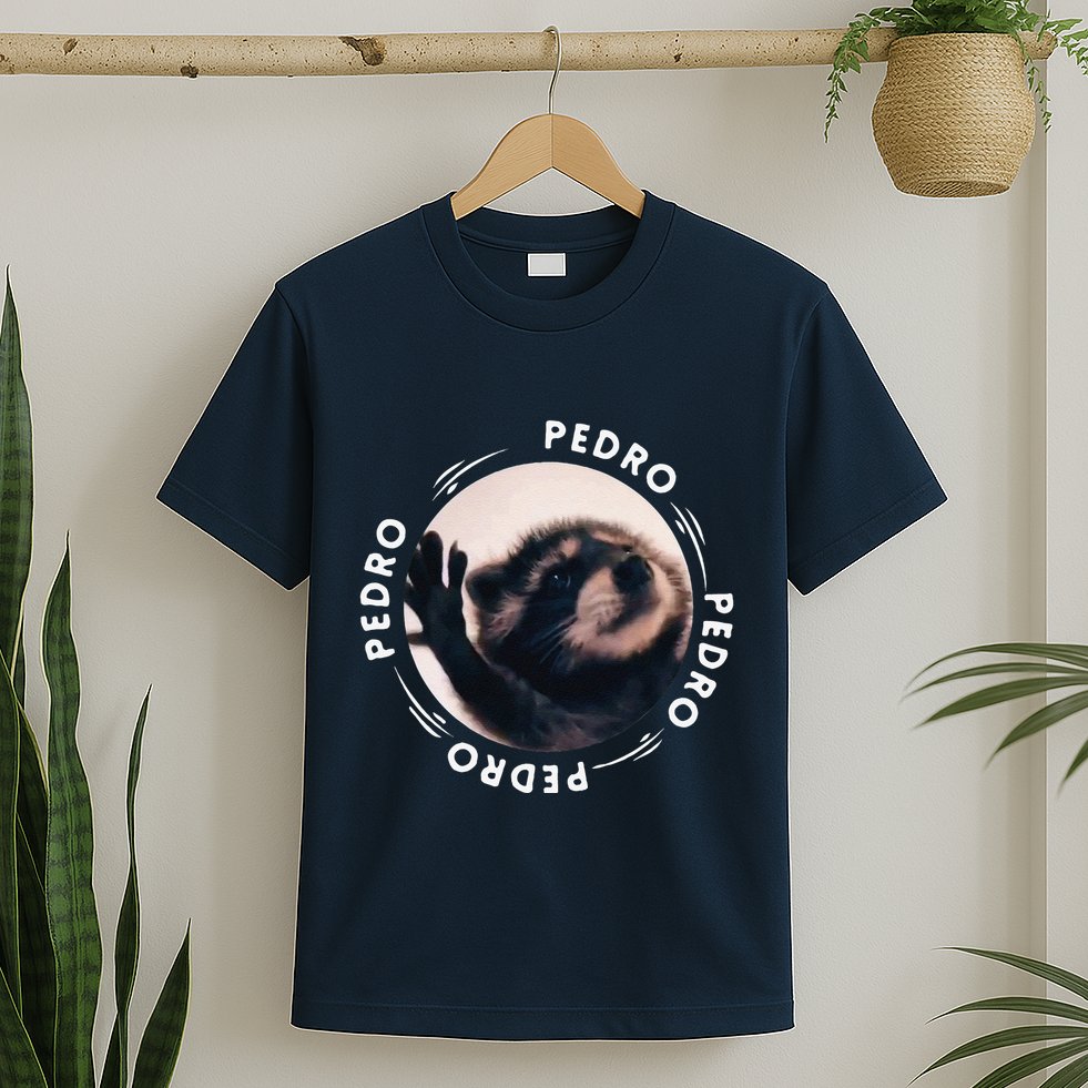 Pedro Dancing Raccoon Pedro Pedro Dancing Raccoon Meme Funny T-Shirt