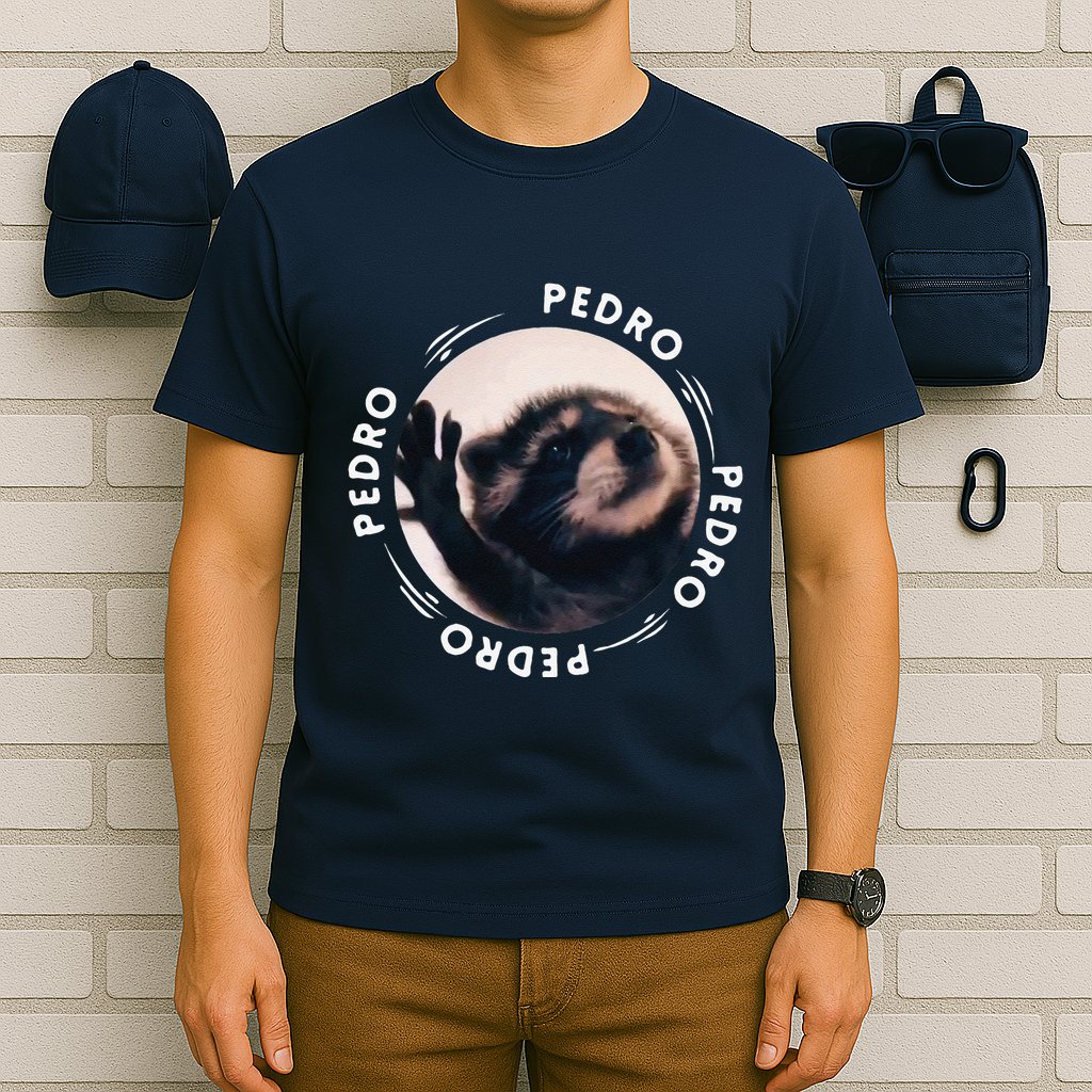 Pedro Dancing Raccoon Pedro Pedro Dancing Raccoon Meme Funny T-Shirt