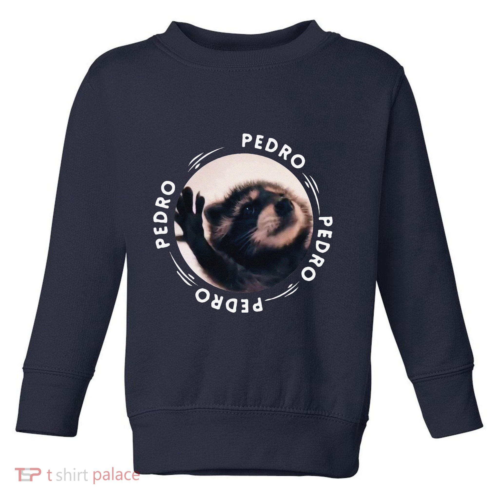 Pedro Dancing Raccoon Pedro Pedro Dancing Raccoon Meme Funny Toddler Sweatshirt