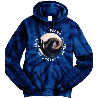 Pedro Dancing Raccoon Pedro Pedro Dancing Raccoon Meme Funny Tie Dye Hoodie