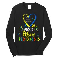 Proud Down Syndrome Mom Awareness Shirts Son Daughter Long Sleeve Shirt