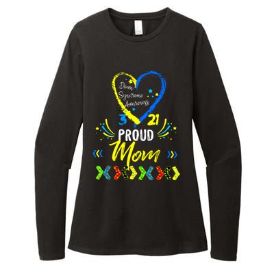 Proud Down Syndrome Mom Awareness Shirts Son Daughter Womens CVC Long Sleeve Shirt