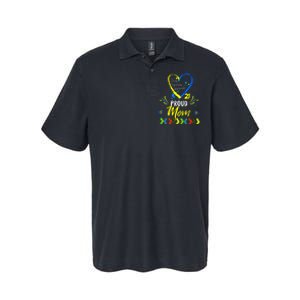 Proud Down Syndrome Mom Awareness Shirts Son Daughter Softstyle Adult Sport Polo