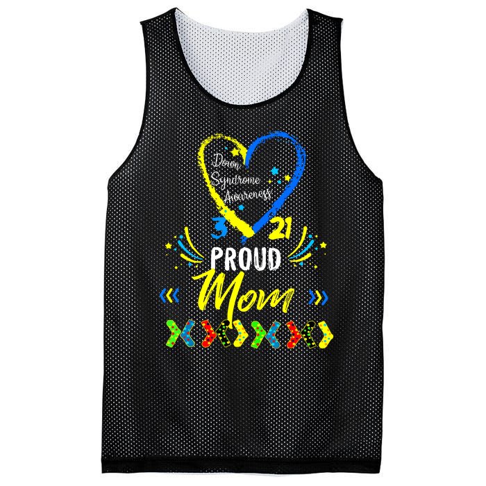 Proud Down Syndrome Mom Awareness Shirts Son Daughter Mesh Reversible Basketball Jersey Tank