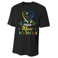 Proud Down Syndrome Mom Awareness Shirts Son Daughter Performance Sprint T-Shirt