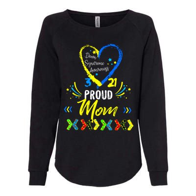 Proud Down Syndrome Mom Awareness Shirts Son Daughter Womens California Wash Sweatshirt