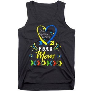 Proud Down Syndrome Mom Awareness Shirts Son Daughter Tank Top