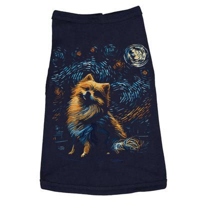 Pomeranian Dog Starry Night Dogs Lover Gifts Graphic Doggie Tank