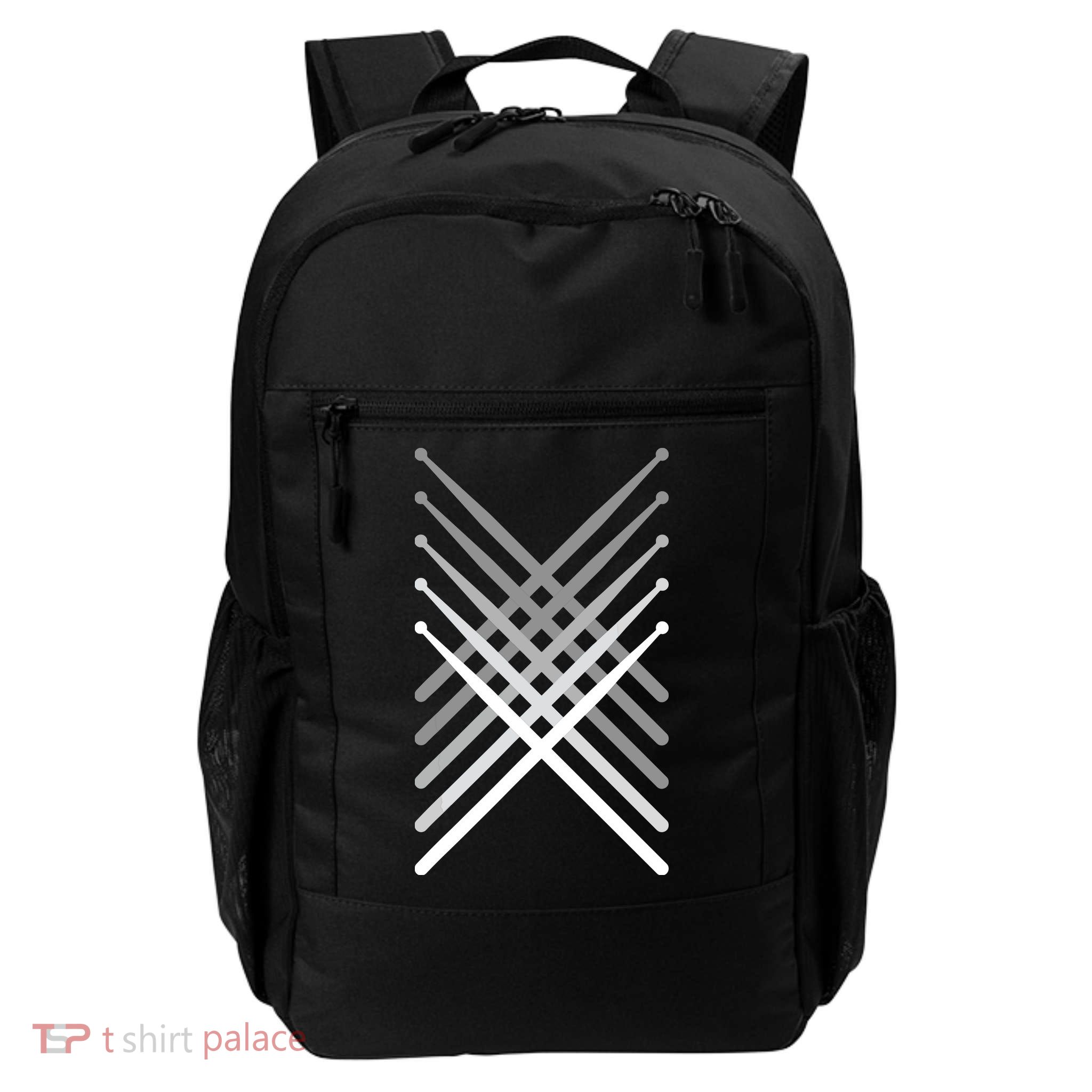 Percussion Drum Sticks Black Backpack