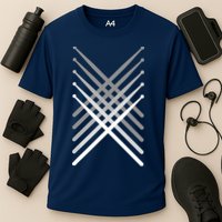 Percussion Drum Sticks Black Performance Shirt