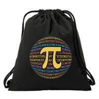 Pi Day Spiral Pi 314159 Math Drawstring Bag