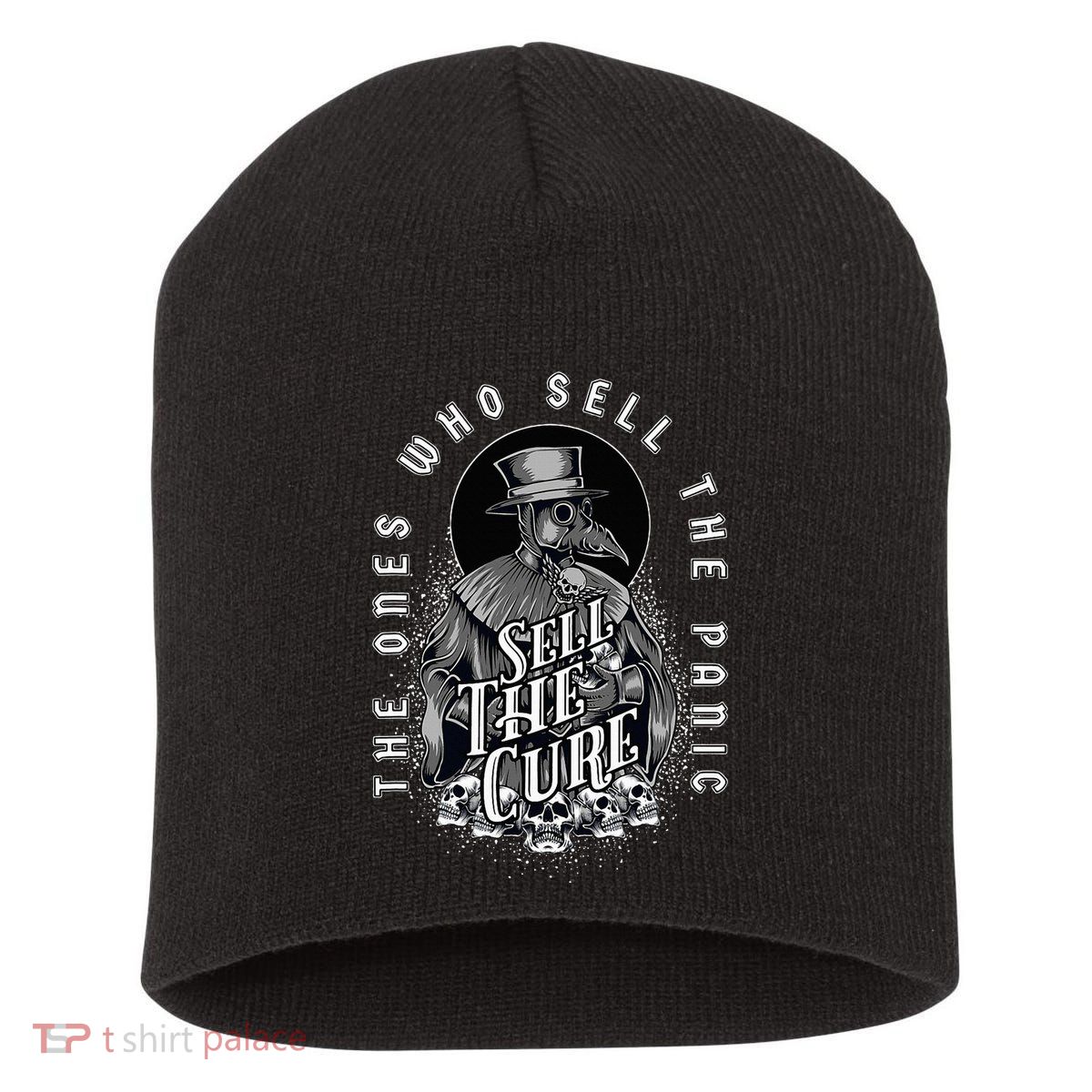 Plague Doctor Sell The Panic Sell The Cure Short Acrylic Beanie