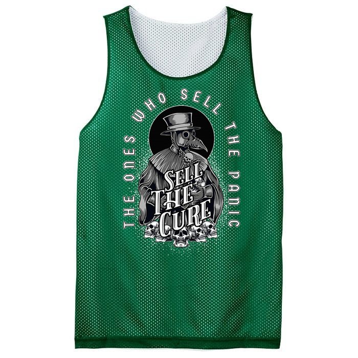 Plague Doctor Sell The Panic Sell The Cure Mesh Reversible Basketball Jersey Tank