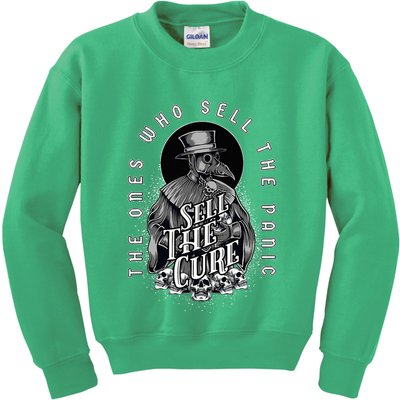 Plague Doctor Sell The Panic Sell The Cure Kids Sweatshirt