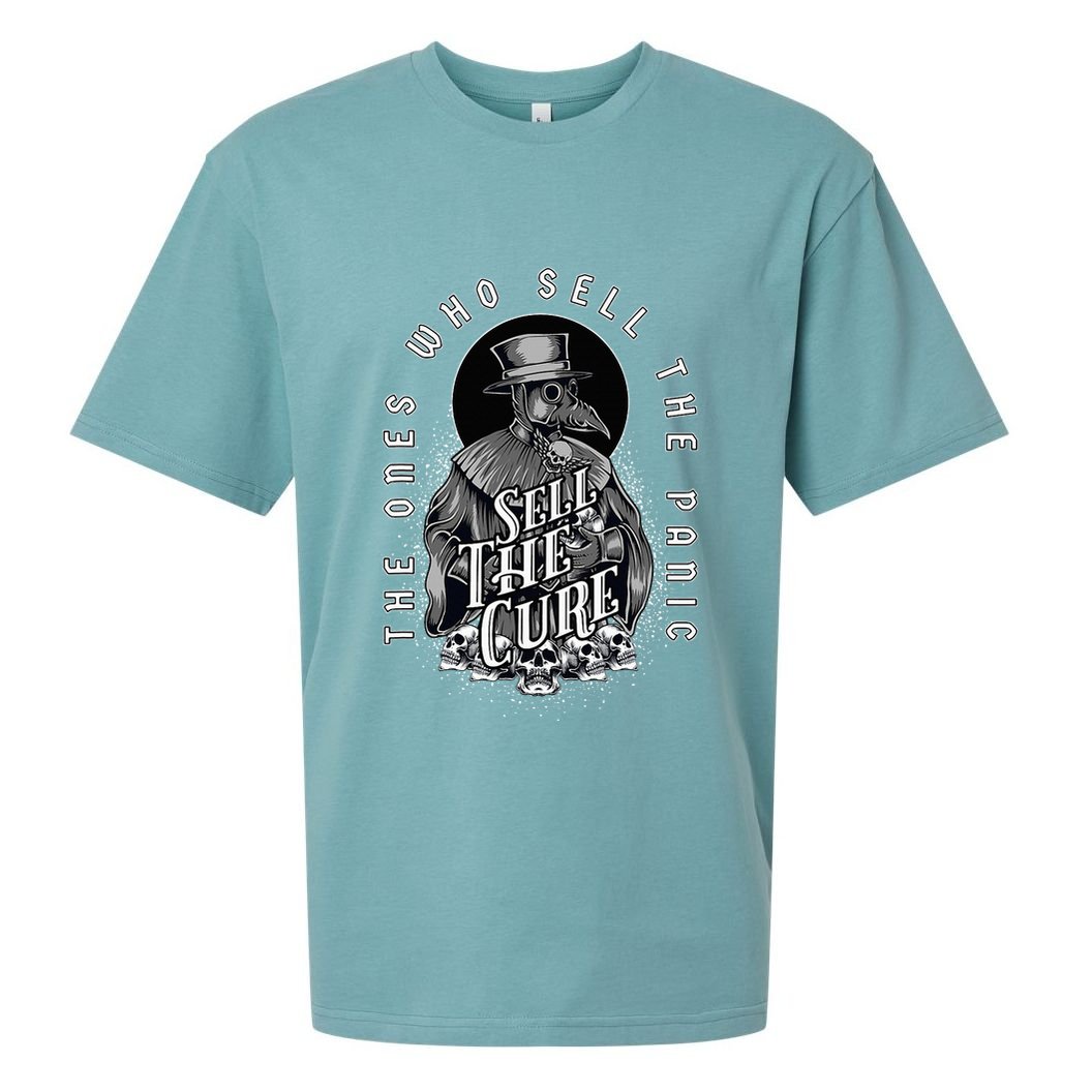 Plague Doctor Sell The Panic Sell The Cure Sueded Cloud Jersey T-Shirt