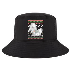 Pomeranian Dog Santa Claus Ugly Christmas Pattern Long Sleeve Cool Comfort Performance Bucket Hat