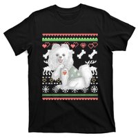 Pomeranian Dog Santa Claus Ugly Christmas Pattern Long Sleeve T-Shirt