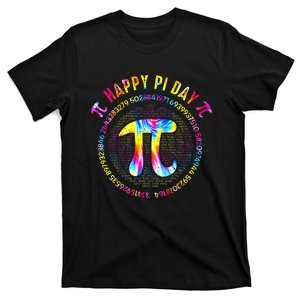 Pi Day Spiral Pi Math Teacher 3 14 Leopard Rainbow T-Shirt